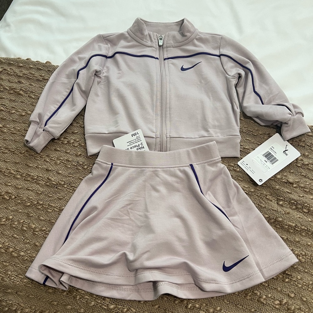 Nike Lilac Tracksuit Set Size 18 mo